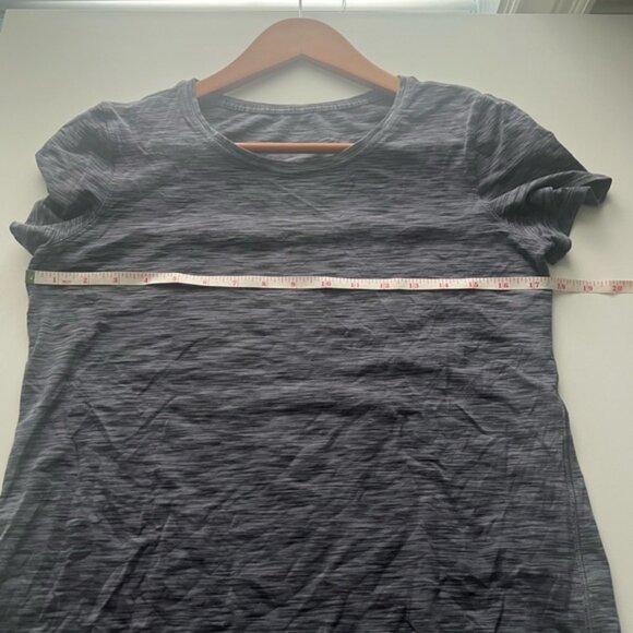 Lululemon Love Crew III Space Dye Black Dark Shadow Size 6 - Picture 3 of 3